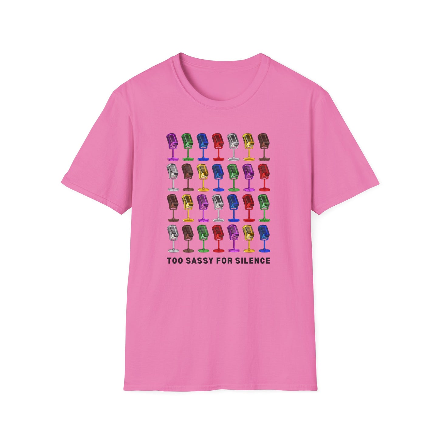 T-Shirt - "Too Sassy for Silence" - Unisex Tee, Casual Wear, Gift Idea, Pride Shirt, Unique Graphic Tee