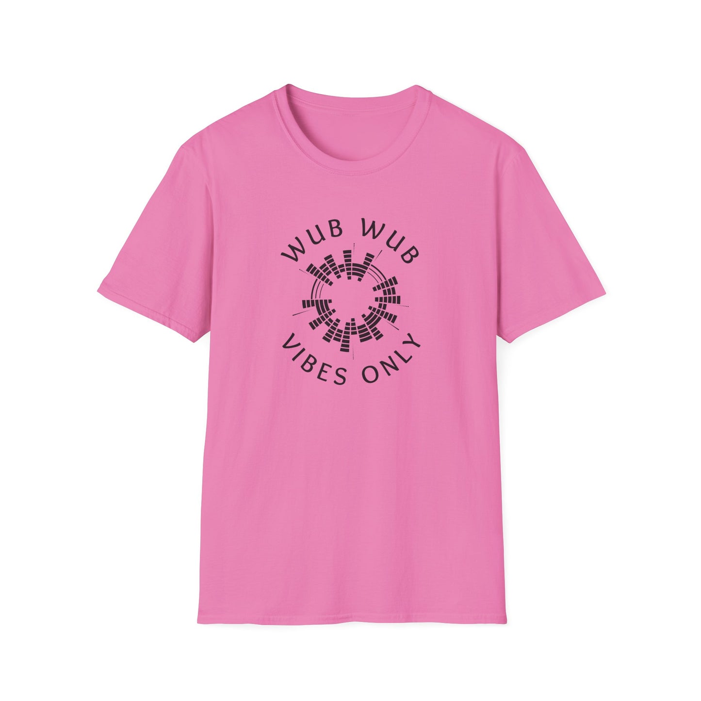 Wub Wub Vibes Only Unisex Softstyle T-Shirt, Festival Shirt, Music Lover Tee, Chill Vibes Apparel, Gift for Rave Fans, Casual Summer Wear