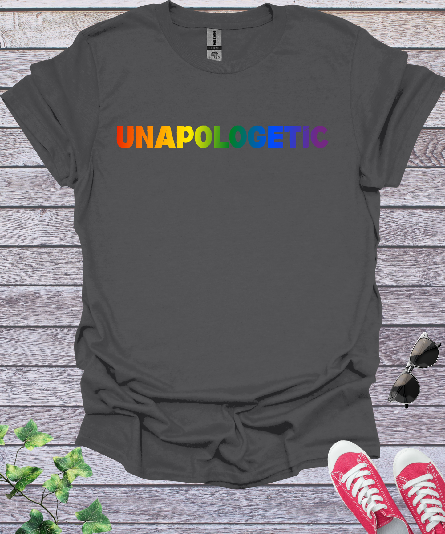 Unapologetic Rainbow Pride LGBTQ T-Shirt