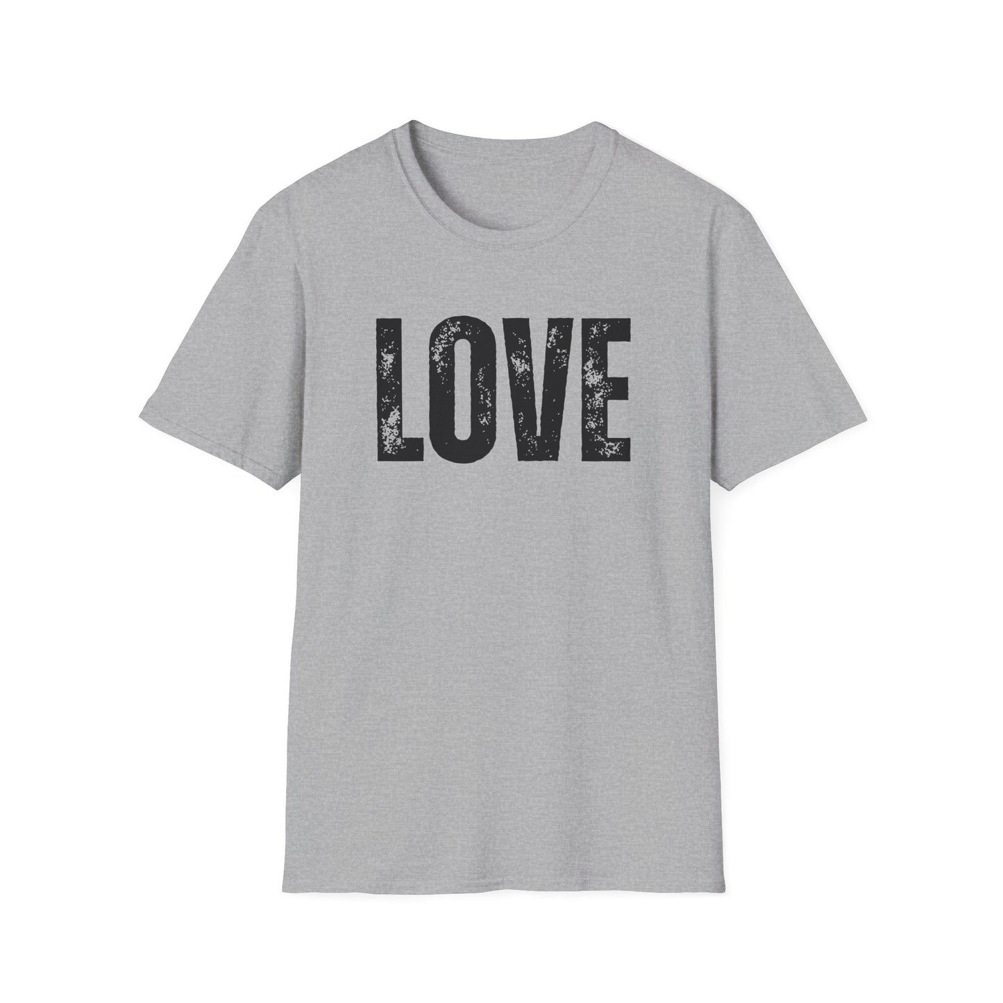 Love Unisex Softstyle T-Shirt, Cute Love Tee, Couple Matching Shirt, Valentine's Day Gift, Everyday Casual Wear, Graphic T-Shirt