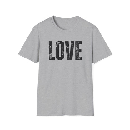Love Unisex Softstyle T-Shirt, Cute Love Tee, Couple Matching Shirt, Valentine's Day Gift, Everyday Casual Wear, Graphic T-Shirt
