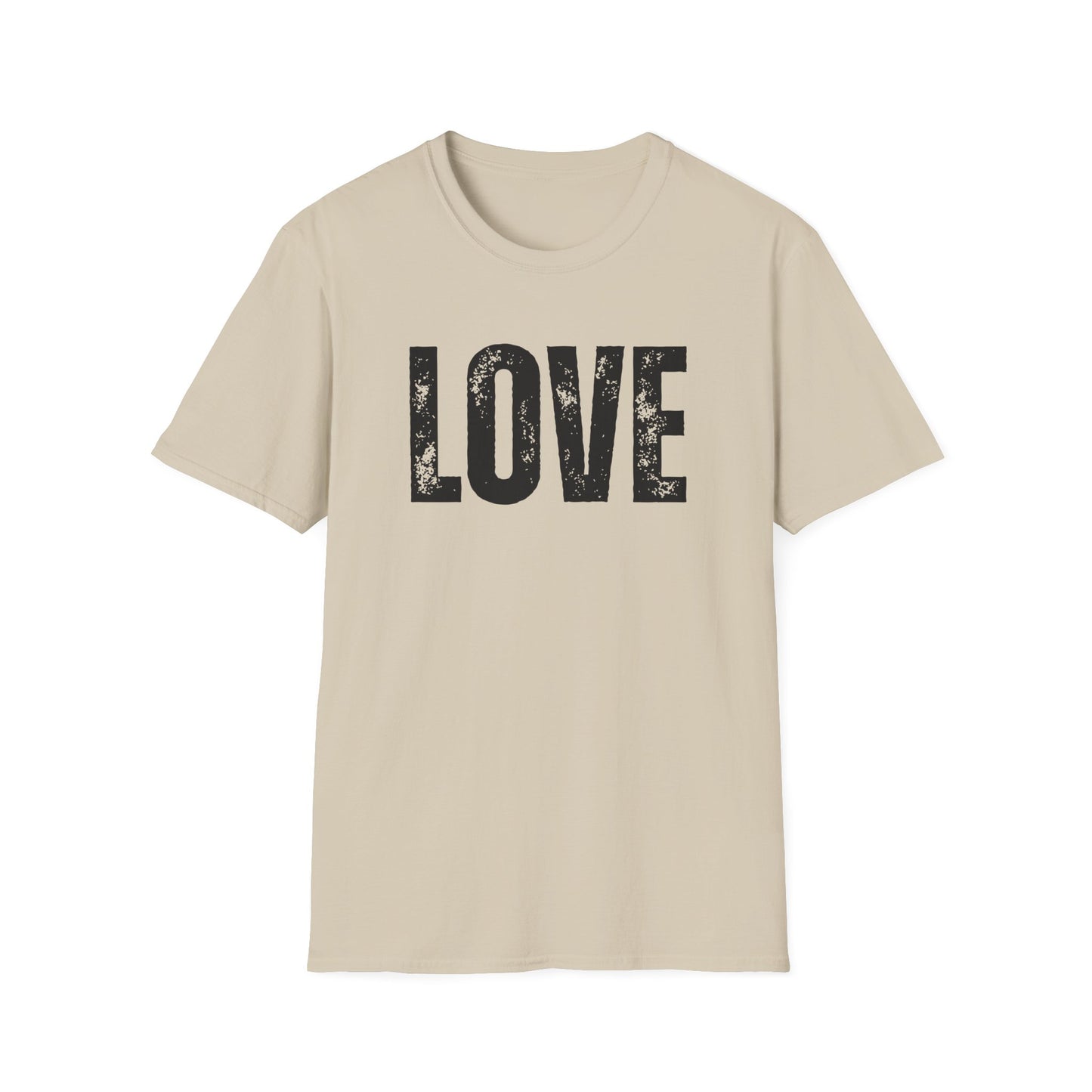 Love Unisex Softstyle T-Shirt, Cute Love Tee, Couple Matching Shirt, Valentine's Day Gift, Everyday Casual Wear, Graphic T-Shirt