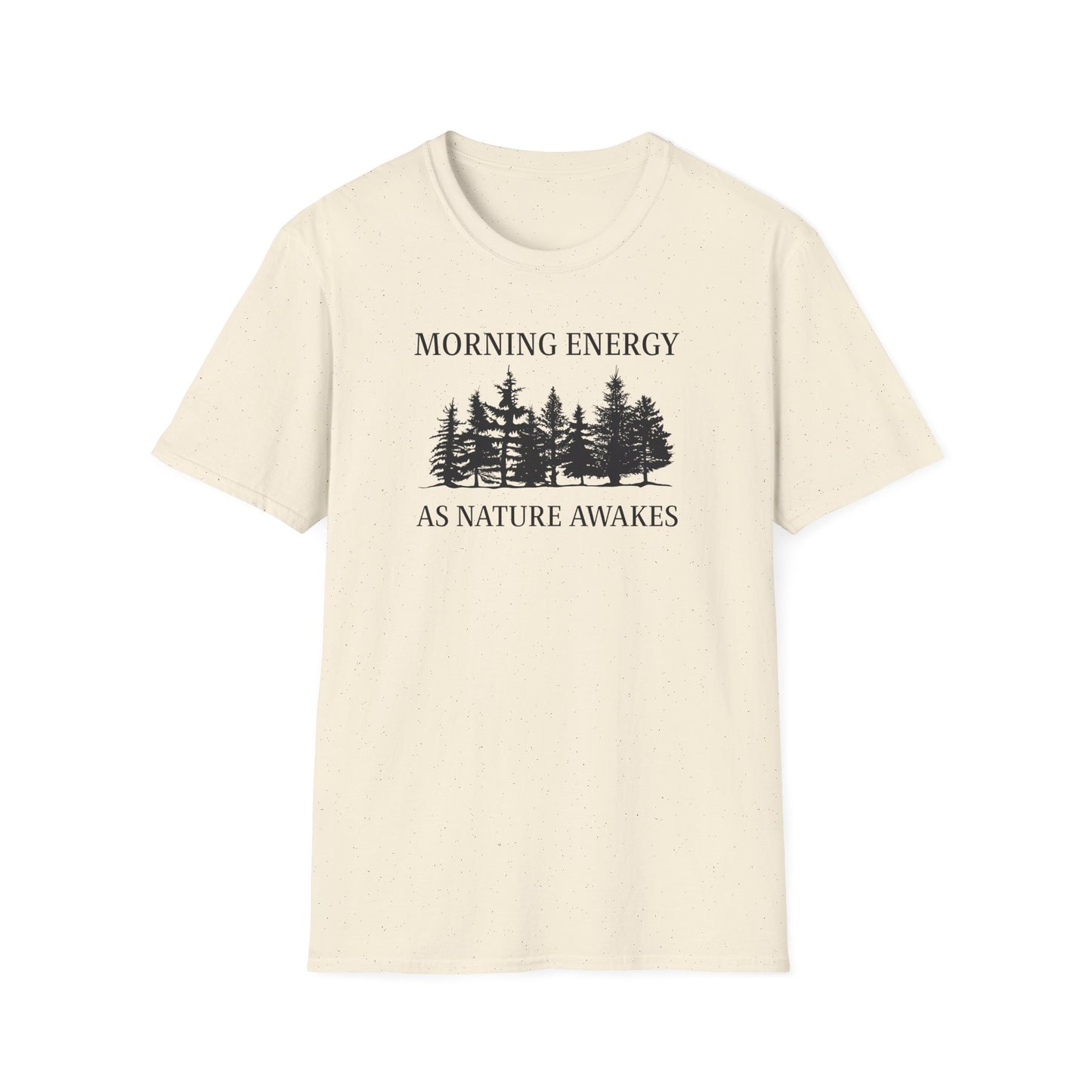 Nature-Inspired Morning Energy T-Shirt, Unisex Tee, Nature Lover Gift, Eco-Friendly Shirt, Casual Wear, Outdoor Adventure