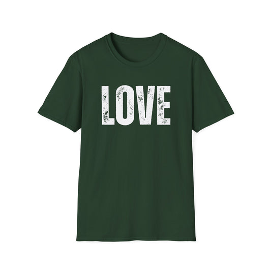 Love Unisex Softstyle T-Shirt, Cute Love Tee, Couple Matching Shirt, Valentine's Day Gift, Everyday Casual Wear, Graphic T-Shirt