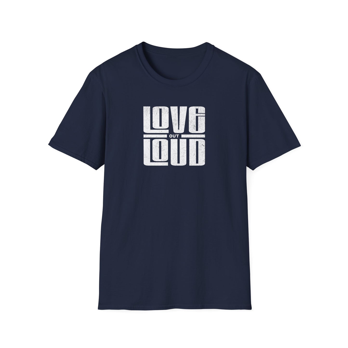 'Love Out Loud' T-Shirt - Casual Wear, Gift for Music Lovers, Birthday T-Shirt, Positive Vibes, Summer Fashion