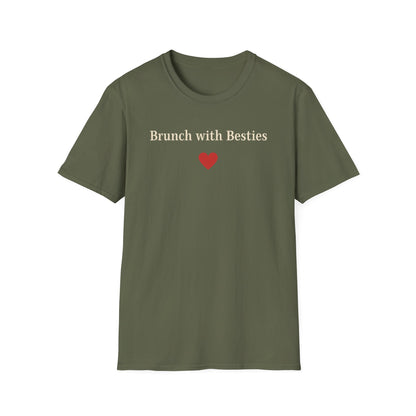 Brunch with Besties T-Shirt | Fun Casual Wear for Friends | Perfect Gift for Gatherings, Birthdays, or Celebrations