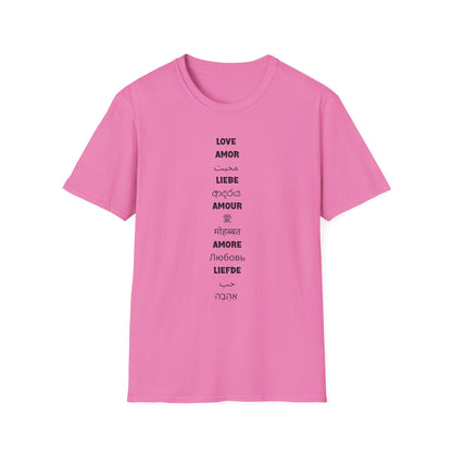 Love in Different Languages T-Shirt