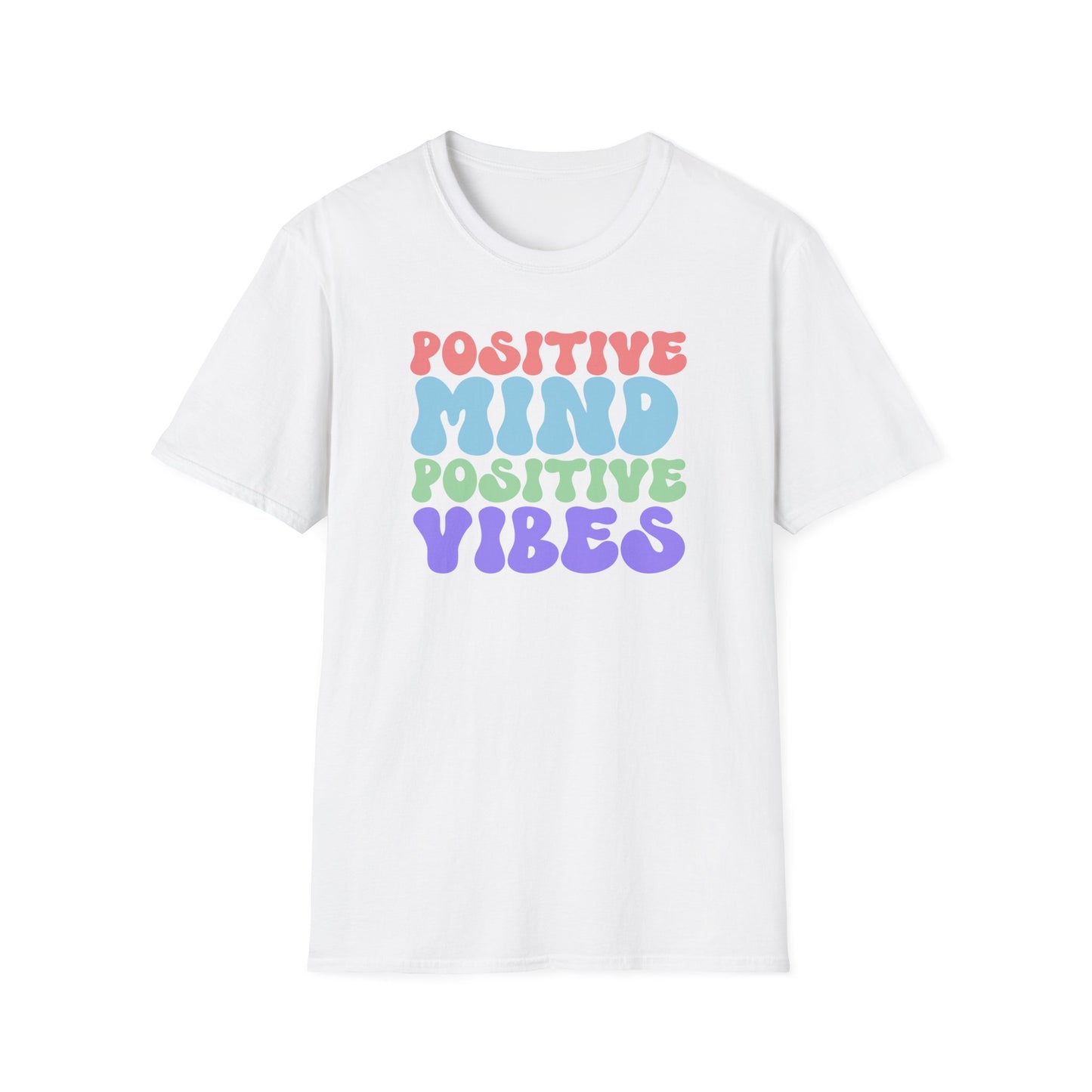 Positive Vibes T-Shirt, Unisex Tee, Motivational Shirt, Self-Care Apparel, Gift for Friends, Casual Wear
