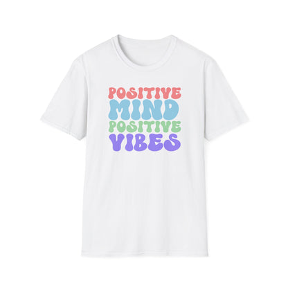 Positive Vibes T-Shirt, Unisex Tee, Motivational Shirt, Self-Care Apparel, Gift for Friends, Casual Wear