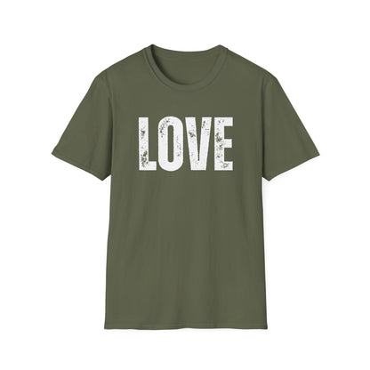 Love Unisex Softstyle T-Shirt, Cute Love Tee, Couple Matching Shirt, Valentine's Day Gift, Everyday Casual Wear, Graphic T-Shirt