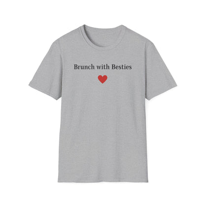 Brunch with Besties T-Shirt | Fun Casual Wear for Friends | Perfect Gift for Gatherings, Birthdays, or Celebrations
