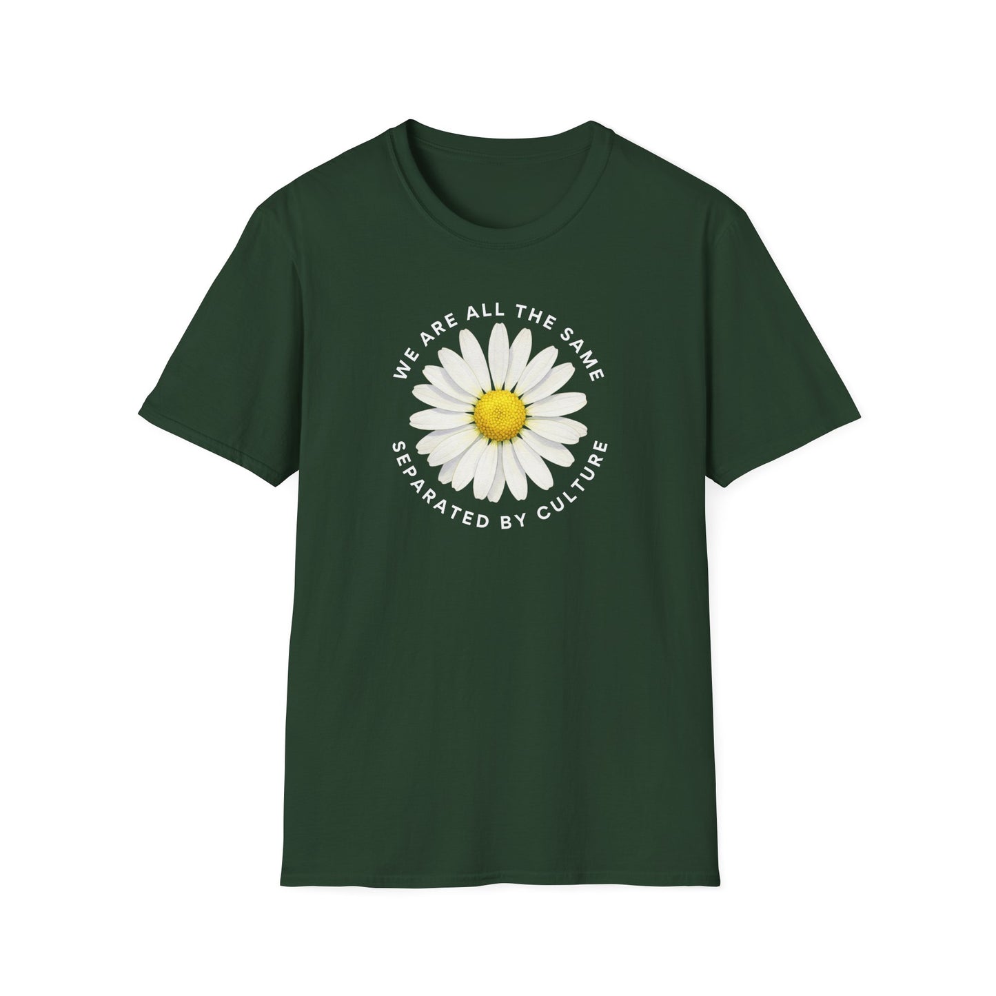 Daisy Culture Tee - Unisex Softstyle T-Shirt, Inspirational Tee, Gift for Friends, Casual Wear, Summer Shirt, Everyday Style