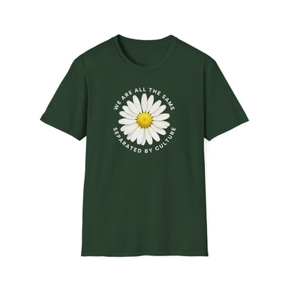 Daisy Culture Tee - Unisex Softstyle T-Shirt, Inspirational Tee, Gift for Friends, Casual Wear, Summer Shirt, Everyday Style