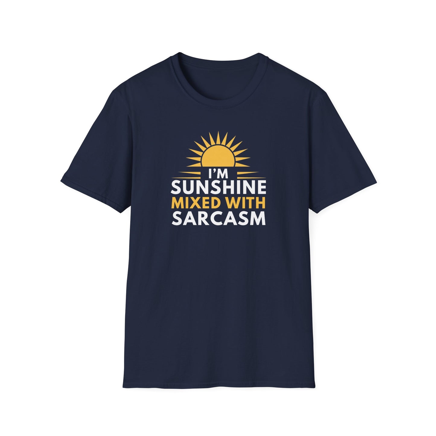 Sunshine Mixed with Sarcasm Vibes Unisex T-Shirt, Casual Wear, Gift for Nature Lovers, Summer Essential, Everyday Comfort