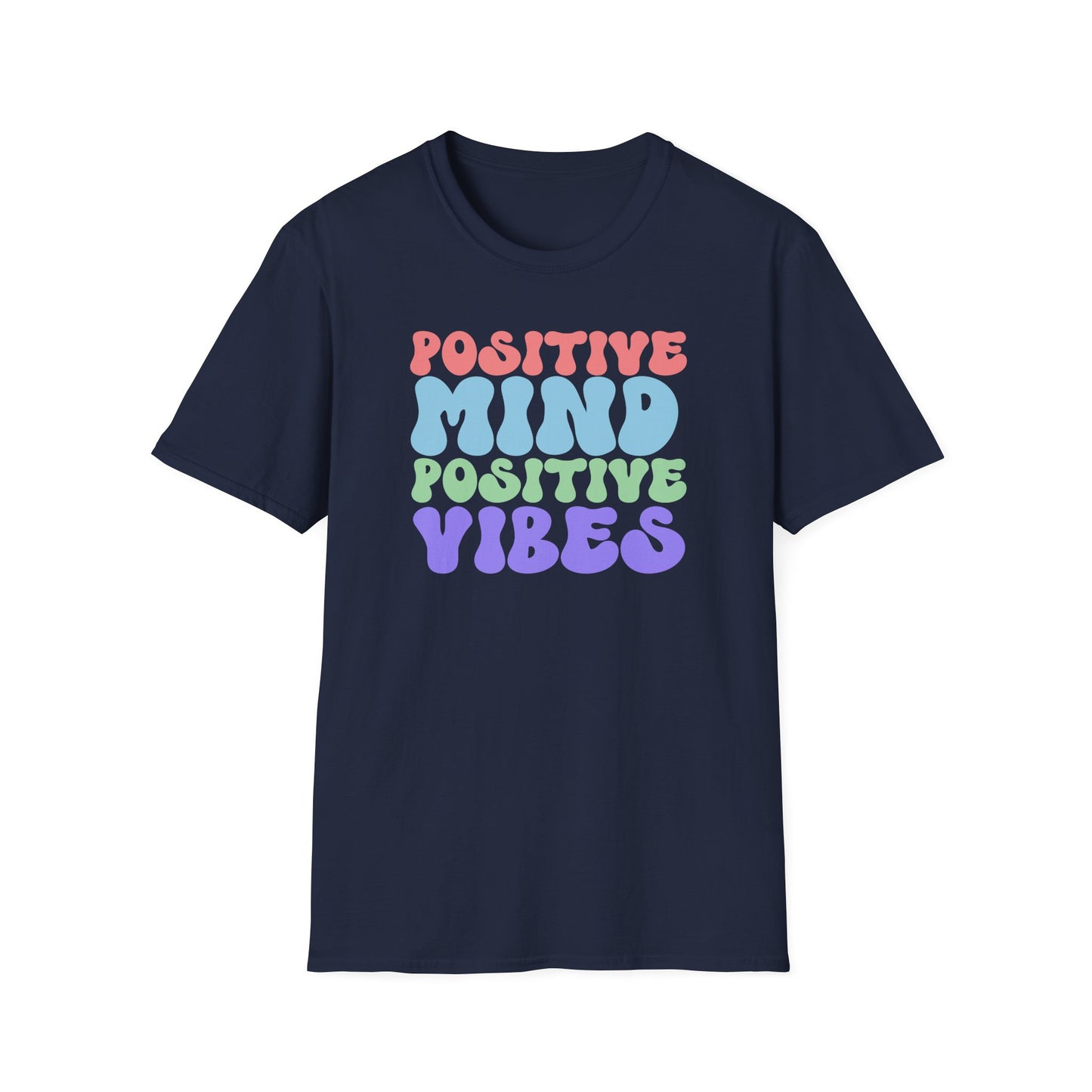 Positive Vibes T-Shirt, Unisex Tee, Motivational Shirt, Self-Care Apparel, Gift for Friends, Casual Wear