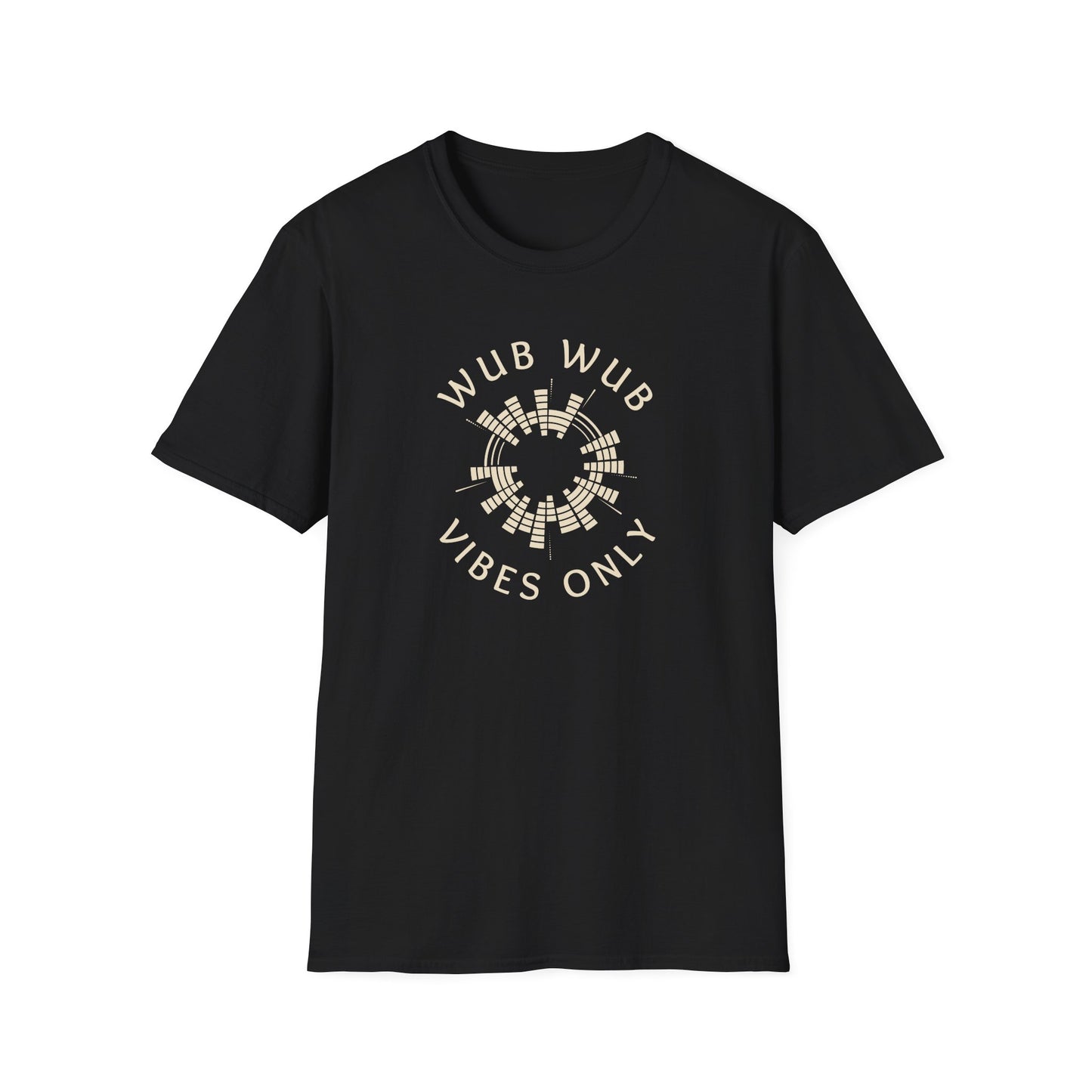Wub Wub Vibes Only Unisex Softstyle T-Shirt, Festival Shirt, Music Lover Tee, Chill Vibes Apparel, Gift for Rave Fans, Casual Summer Wear