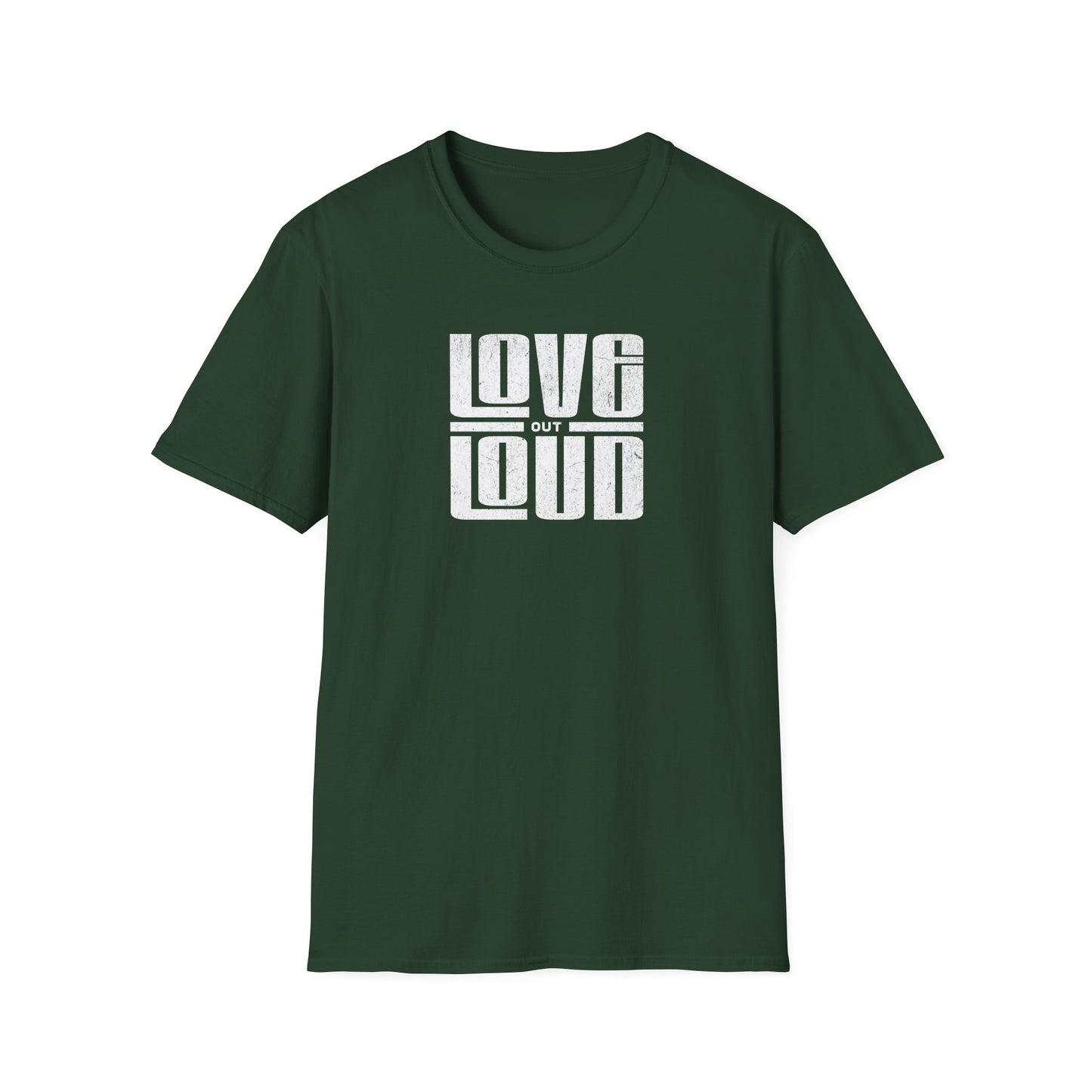 'Love Out Loud' T-Shirt - Casual Wear, Gift for Music Lovers, Birthday T-Shirt, Positive Vibes, Summer Fashion
