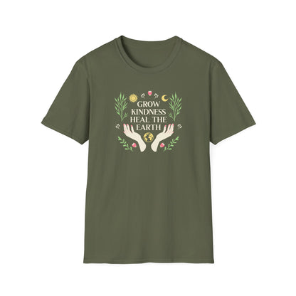 Grow Kindness, Unisex Softstyle T-Shirt, Sustainable Fashion, Gift for Nature Lovers, Earth Day Celebration, Positive [...]