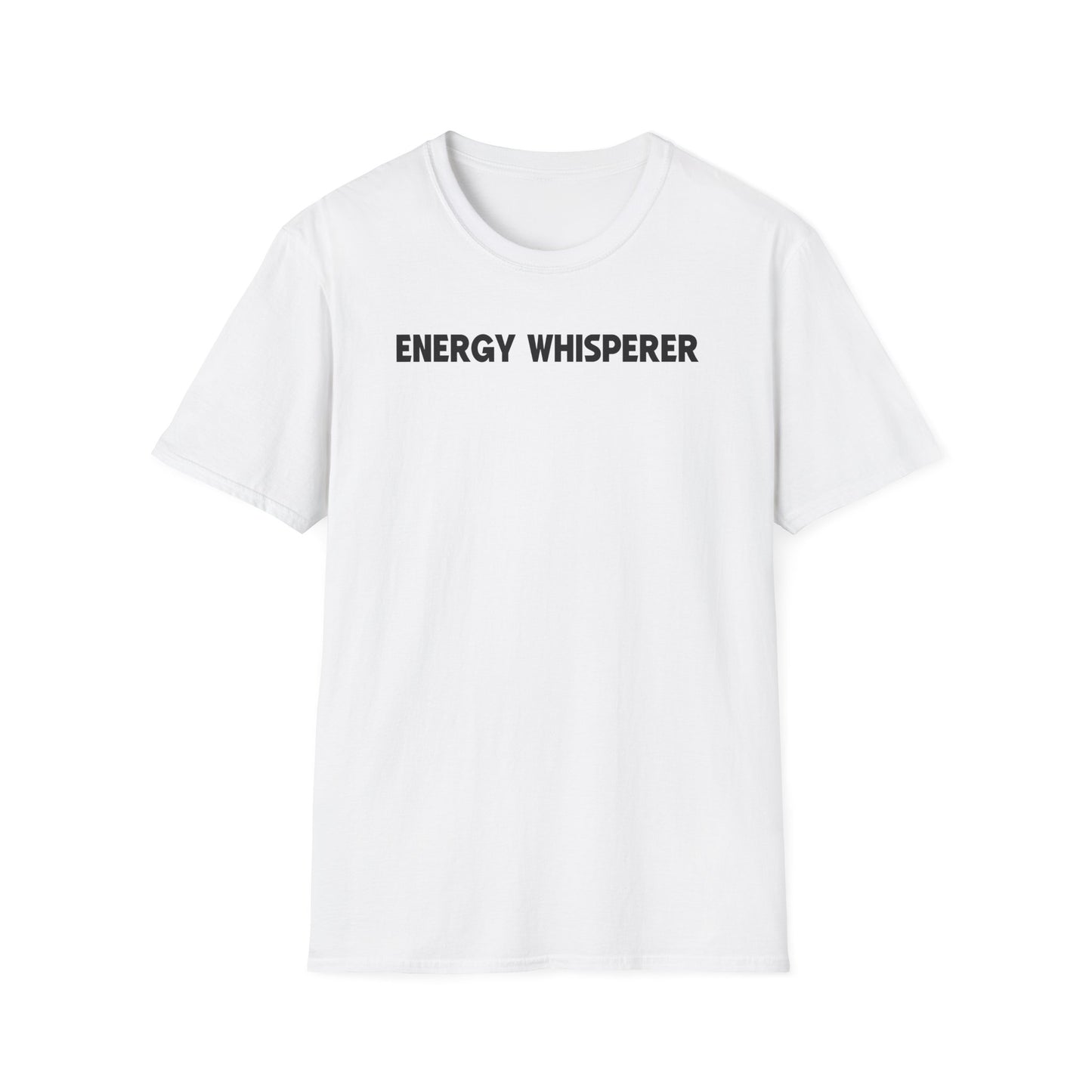 Energy Whisperer Unisex Softstyle T-Shirt | Casual Wear, Gift for Wellness Enthusiasts, Motivational Gift, Self-Care Tee, Everyday Comfort