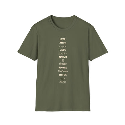 Love in Different Languages T-Shirt