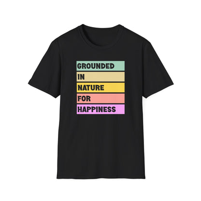 Grounded in Nature T-Shirt | Unisex Softstyle Tee | Nature Lovers, Eco-Friendly, Comfortable, Gift for Friends & Family, Relaxed Fit