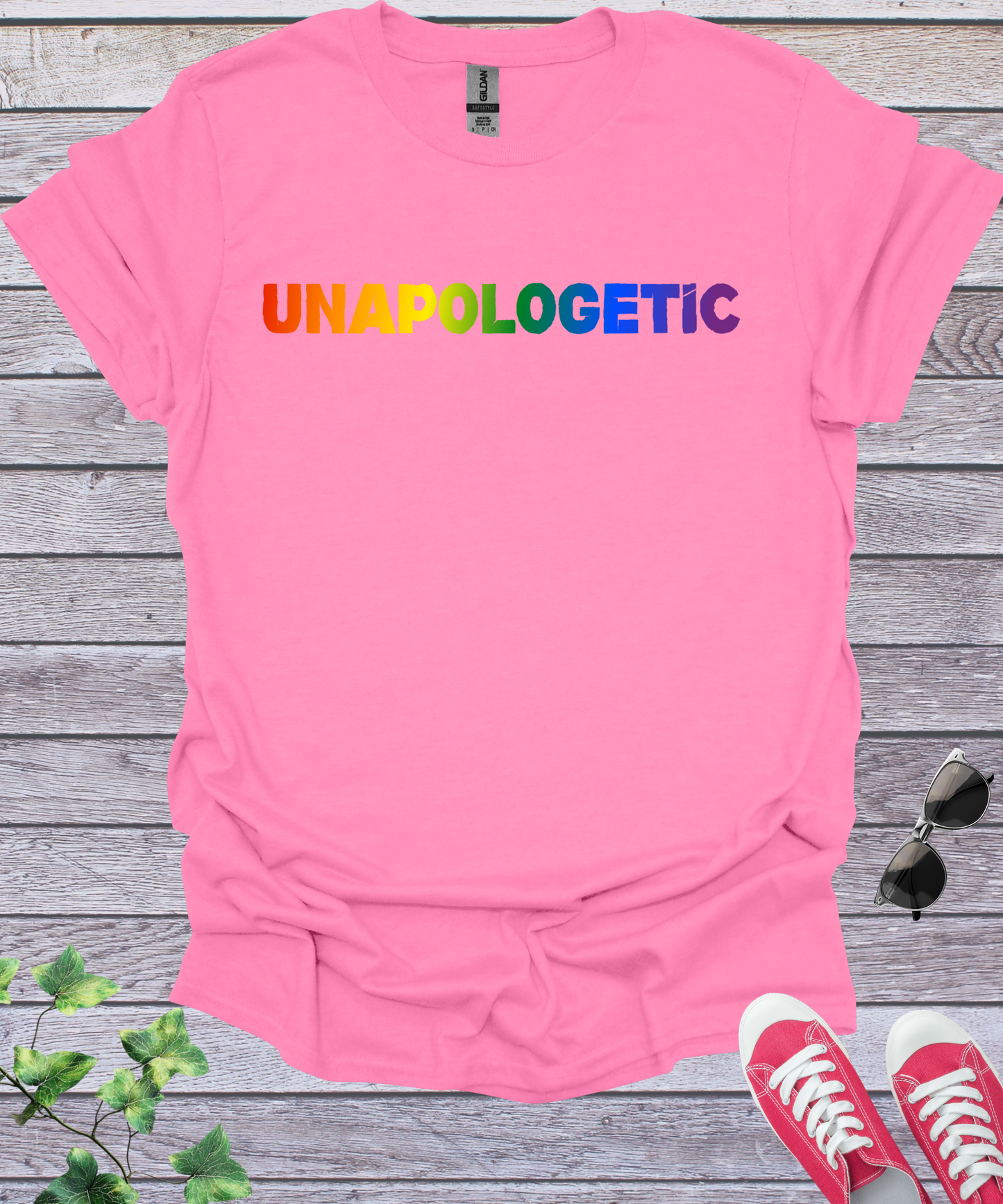 Unapologetic Rainbow Pride LGBTQ T-Shirt