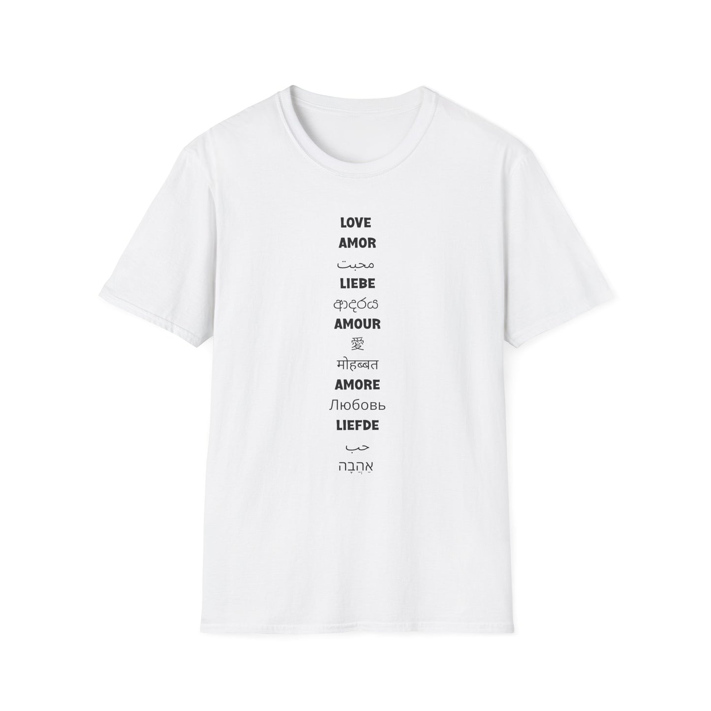Love in Different Languages T-Shirt