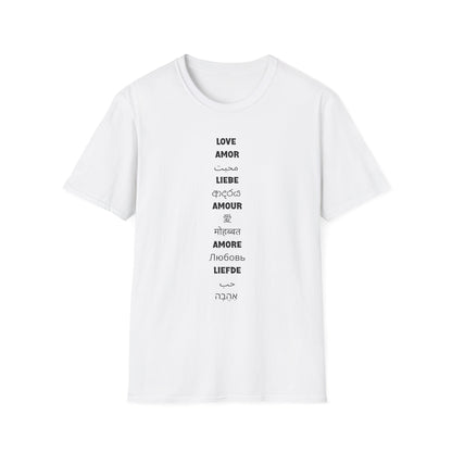 Love in Different Languages T-Shirt