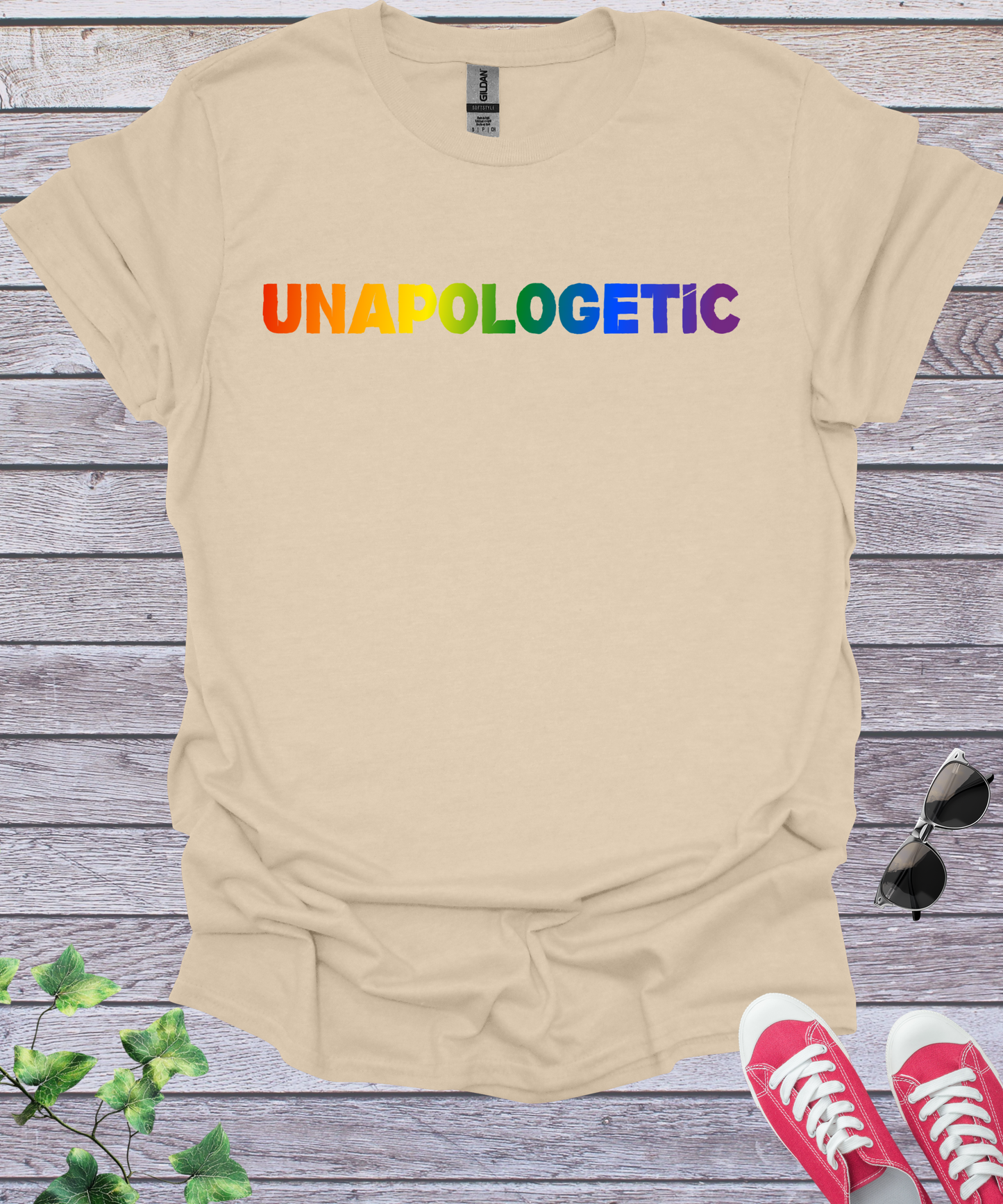 Unapologetic Rainbow Pride LGBTQ T-Shirt