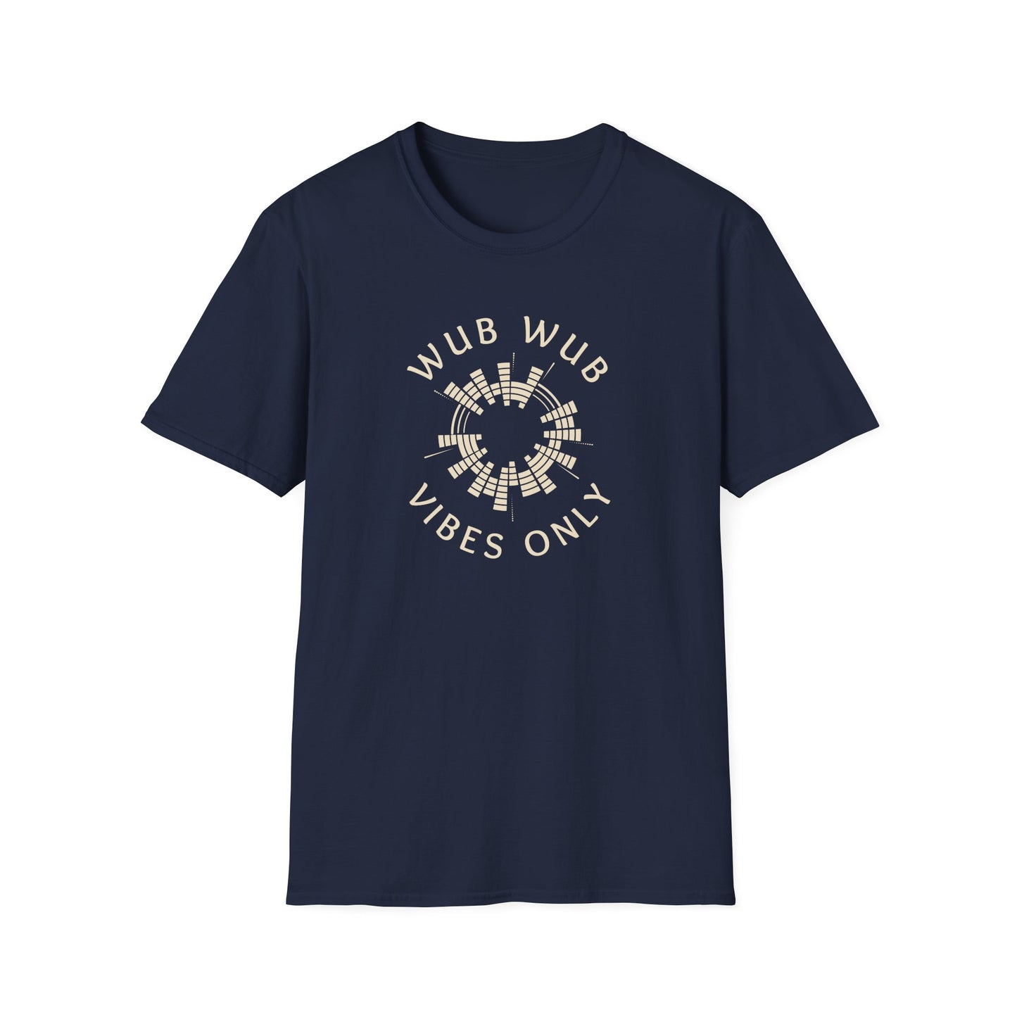 Wub Wub Vibes Only Unisex Softstyle T-Shirt, Festival Shirt, Music Lover Tee, Chill Vibes Apparel, Gift for Rave Fans, Casual Summer Wear