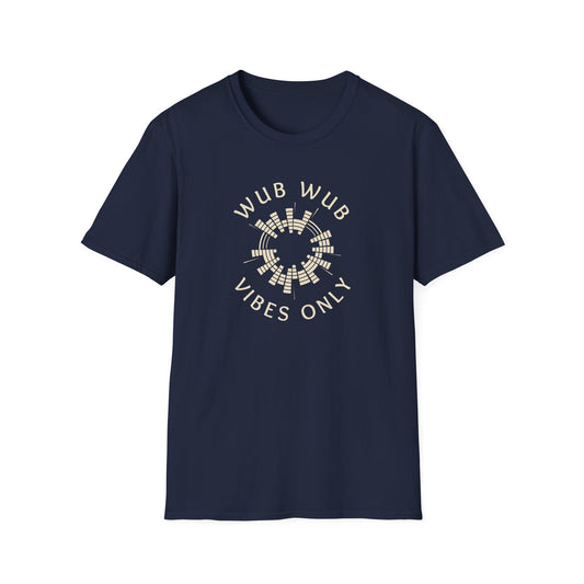 Wub Wub Vibes Only Unisex Softstyle T-Shirt, Festival Shirt, Music Lover Tee, Chill Vibes Apparel, Gift for Rave Fans, Casual Summer Wear