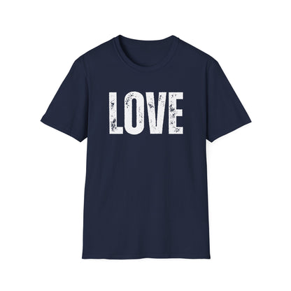 Love Unisex Softstyle T-Shirt, Cute Love Tee, Couple Matching Shirt, Valentine's Day Gift, Everyday Casual Wear, Graphic T-Shirt