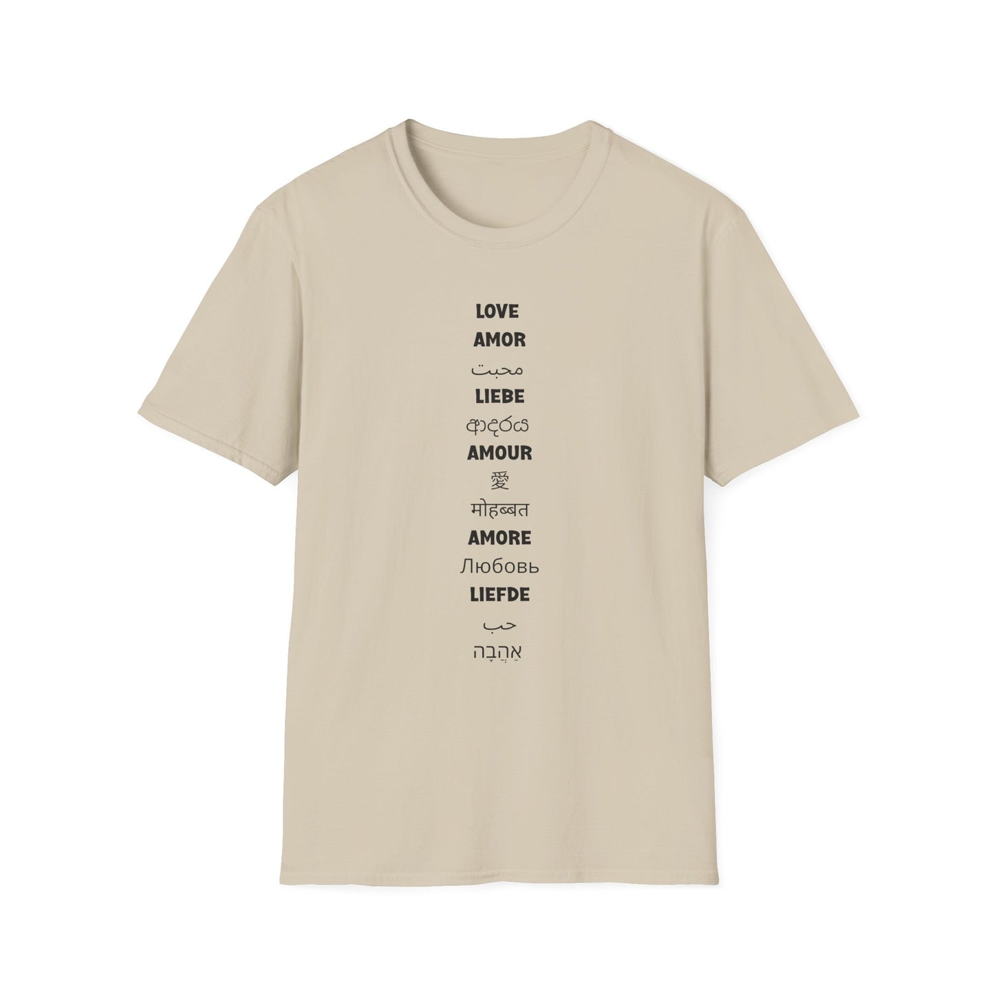 Love in Different Languages T-Shirt