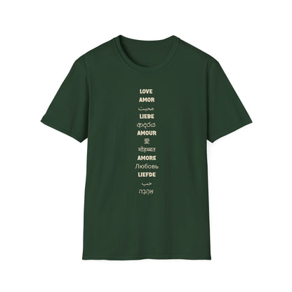 Love in Different Languages T-Shirt