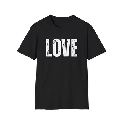 Love Unisex Softstyle T-Shirt, Cute Love Tee, Couple Matching Shirt, Valentine's Day Gift, Everyday Casual Wear, Graphic T-Shirt