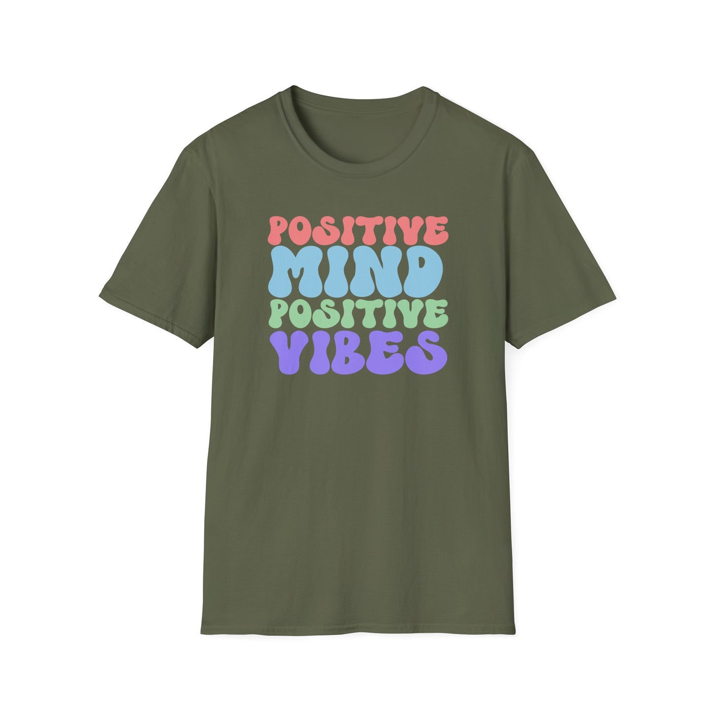 Positive Vibes T-Shirt, Unisex Tee, Motivational Shirt, Self-Care Apparel, Gift for Friends, Casual Wear