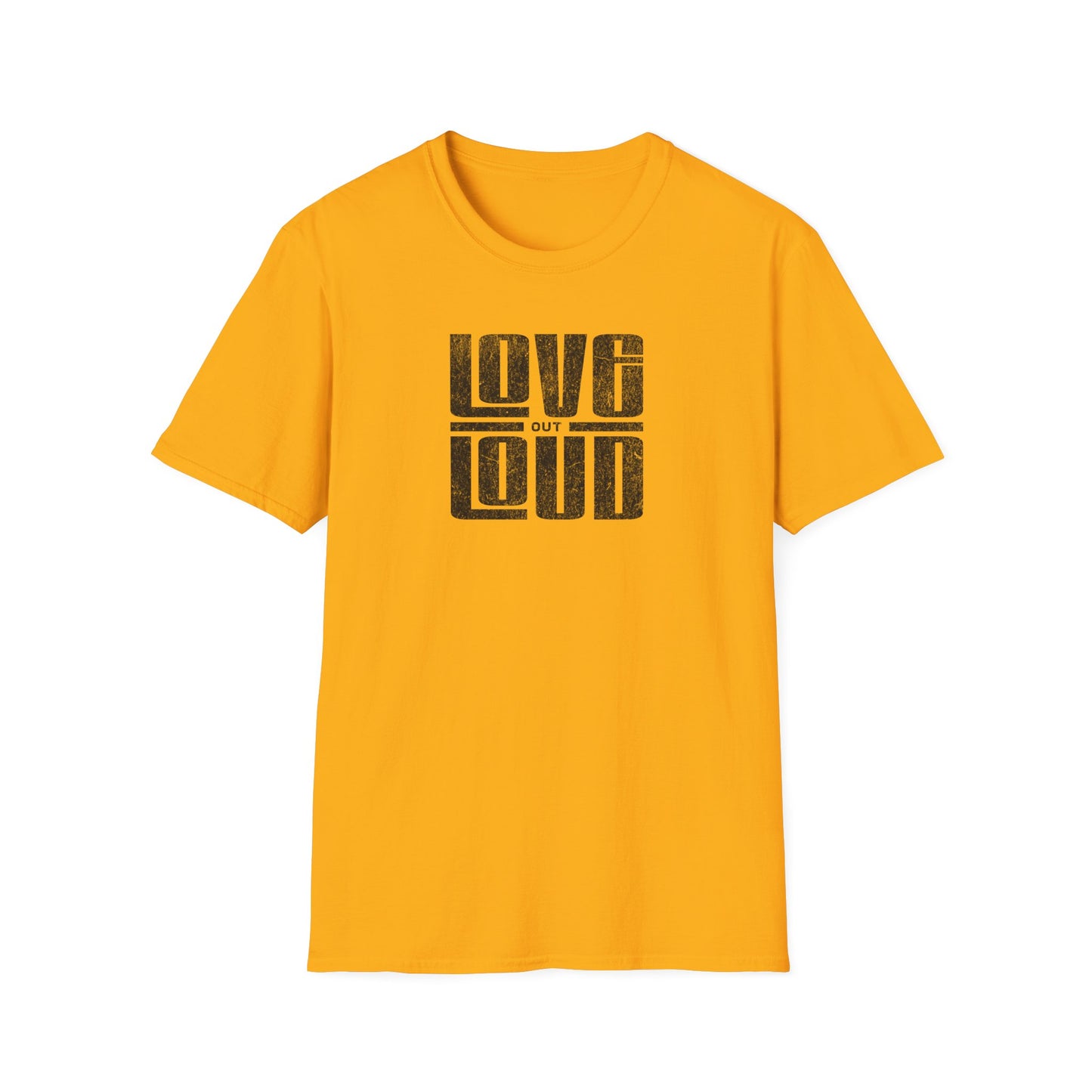 'Love Out Loud' T-Shirt - Casual Wear, Gift for Music Lovers, Birthday T-Shirt, Positive Vibes, Summer Fashion
