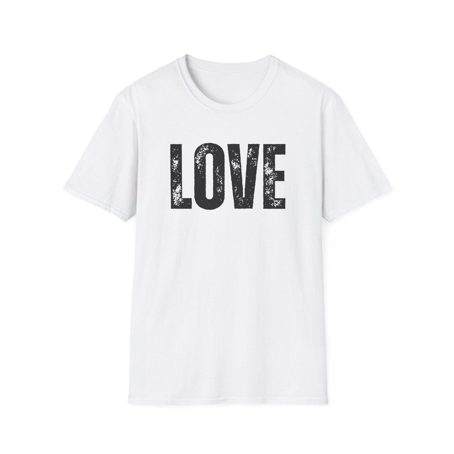 Love Unisex Softstyle T-Shirt, Cute Love Tee, Couple Matching Shirt, Valentine's Day Gift, Everyday Casual Wear, Graphic T-Shirt