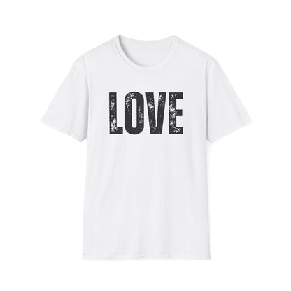Love Unisex Softstyle T-Shirt, Cute Love Tee, Couple Matching Shirt, Valentine's Day Gift, Everyday Casual Wear, Graphic T-Shirt