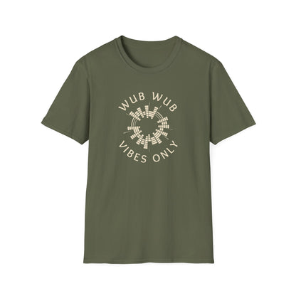 Wub Wub Vibes Only Unisex Softstyle T-Shirt, Festival Shirt, Music Lover Tee, Chill Vibes Apparel, Gift for Rave Fans, Casual Summer Wear