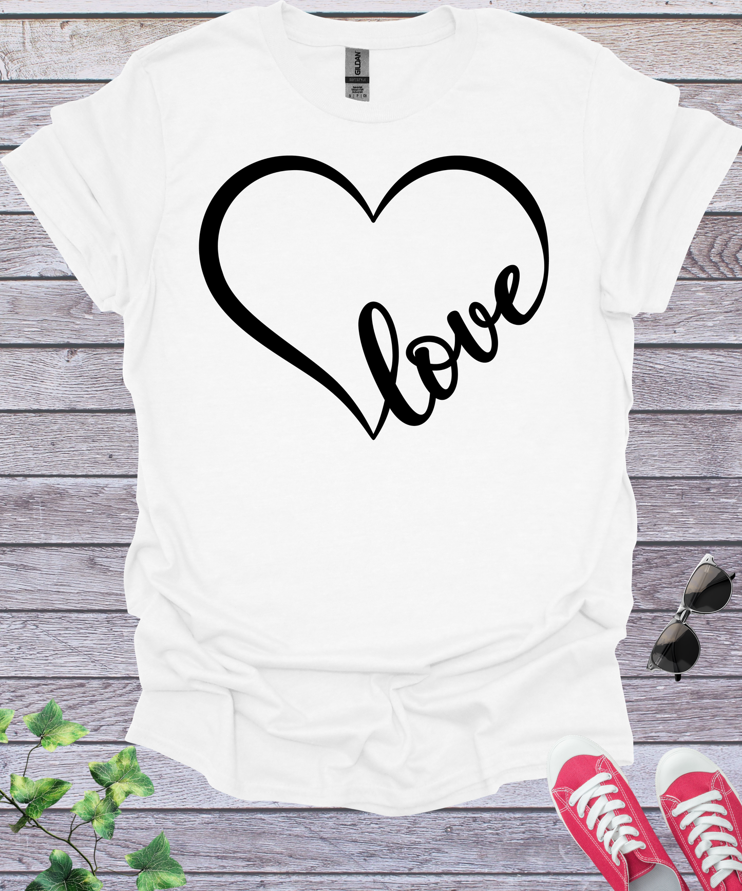 Heart Love  T-Shirt