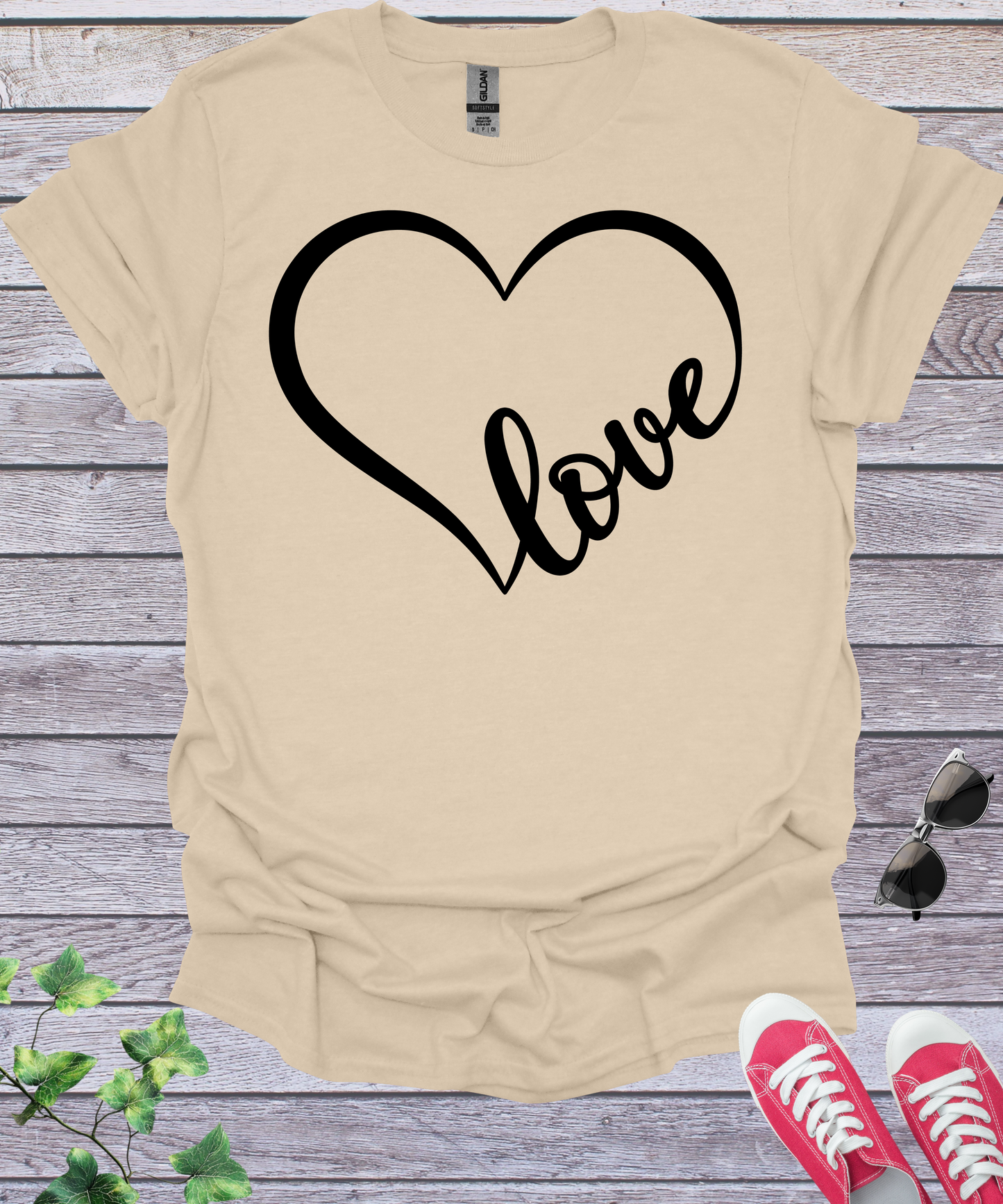 Heart Love  T-Shirt