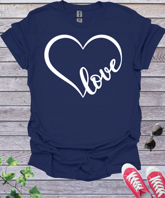 Heart Love  T-Shirt
