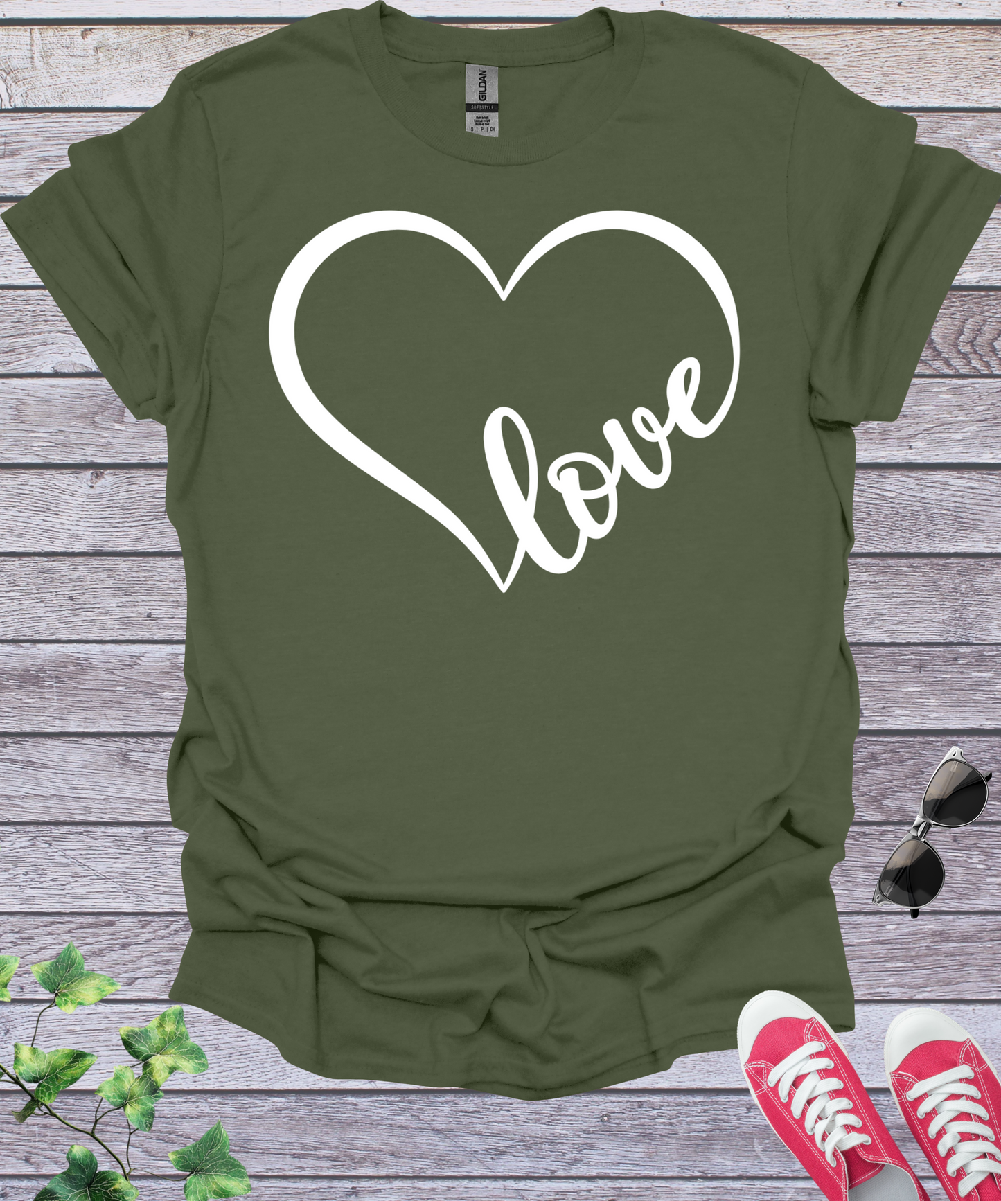 Heart Love  T-Shirt