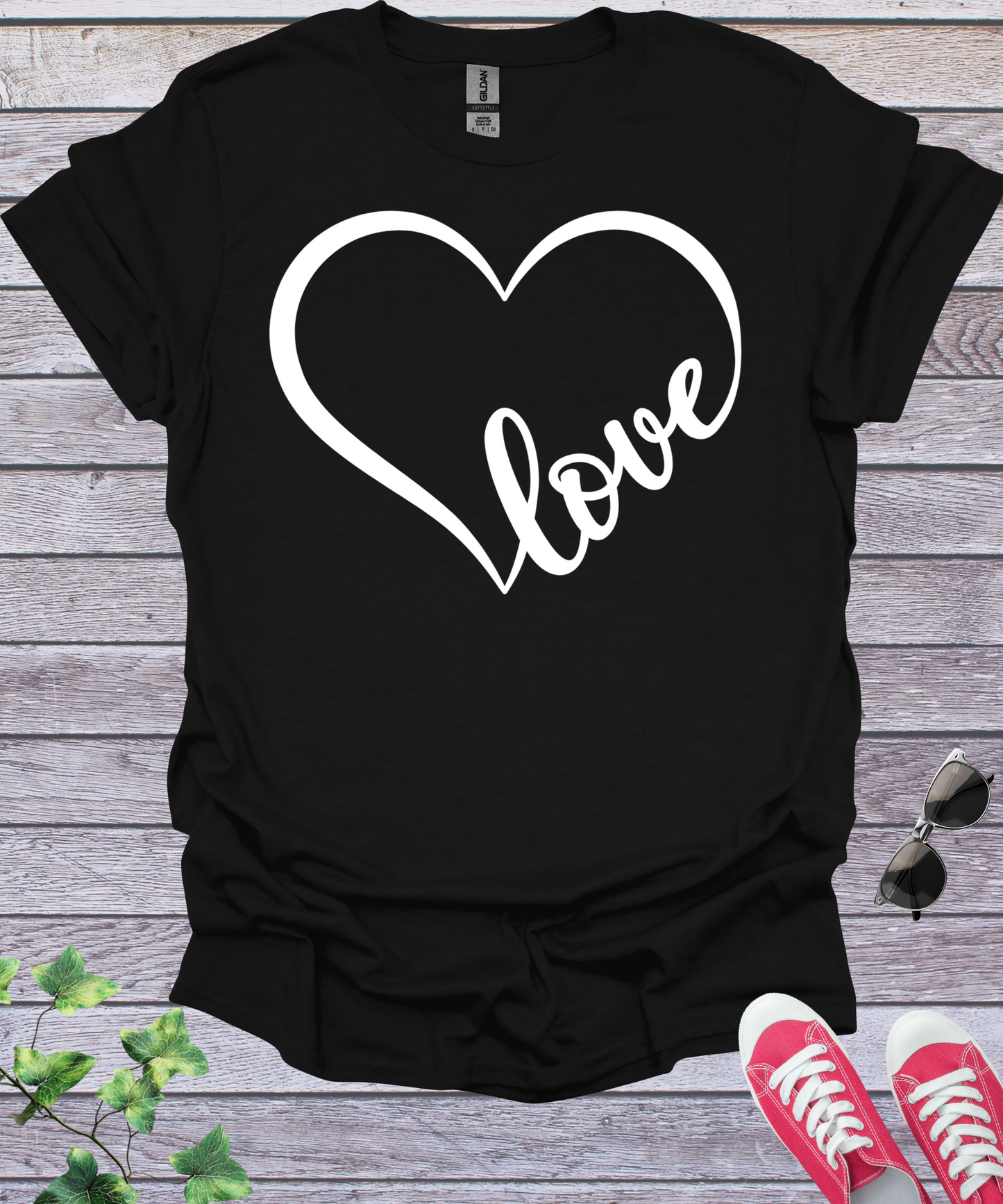 Heart Love  T-Shirt