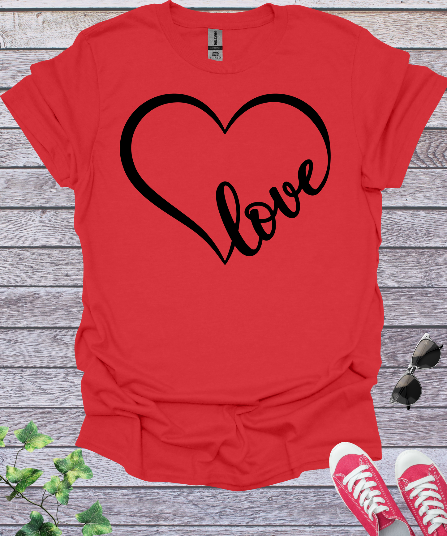 Heart Love  T-Shirt