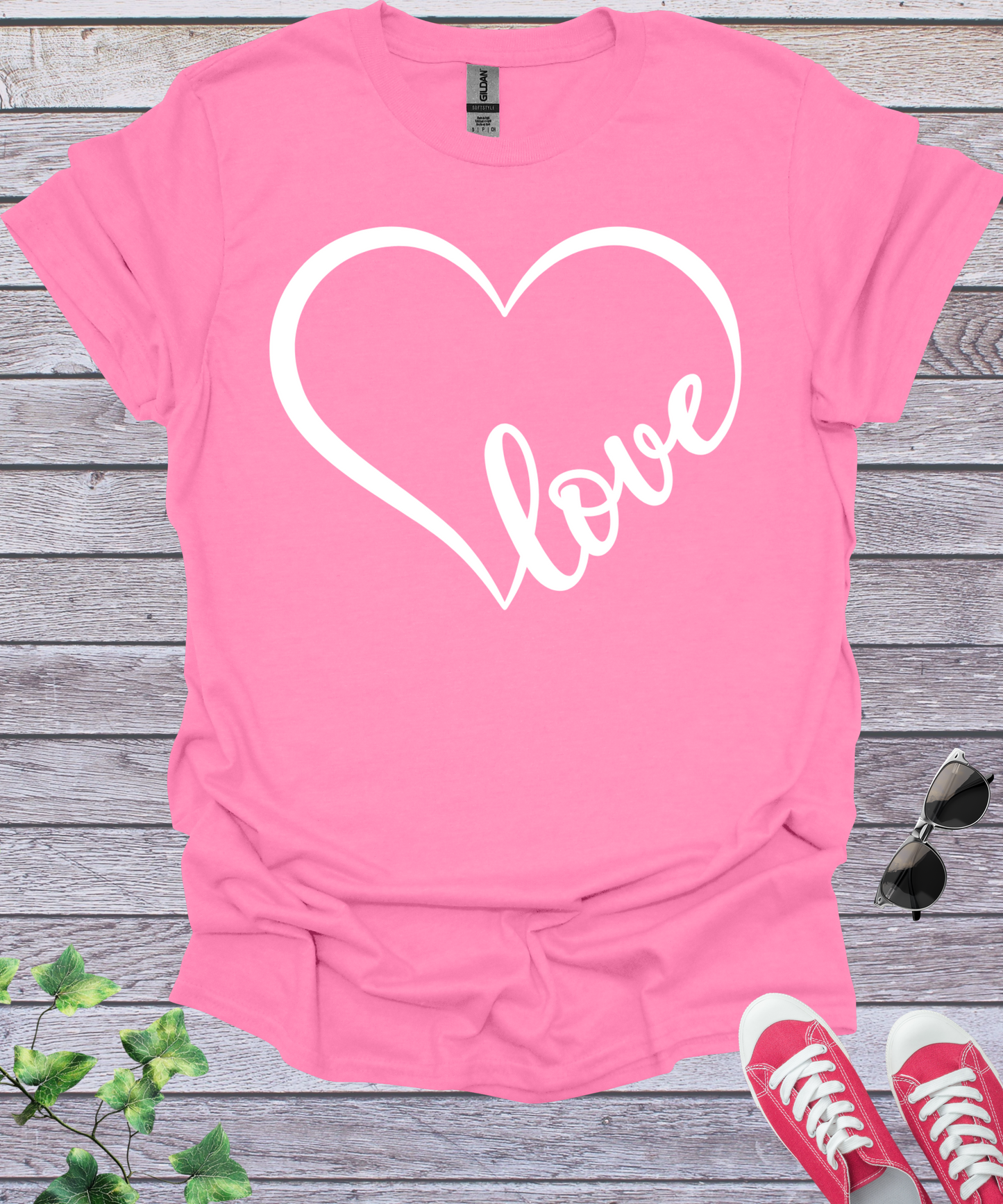 Heart Love  T-Shirt